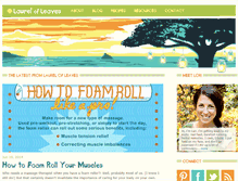 Tablet Screenshot of laurelofleaves.com